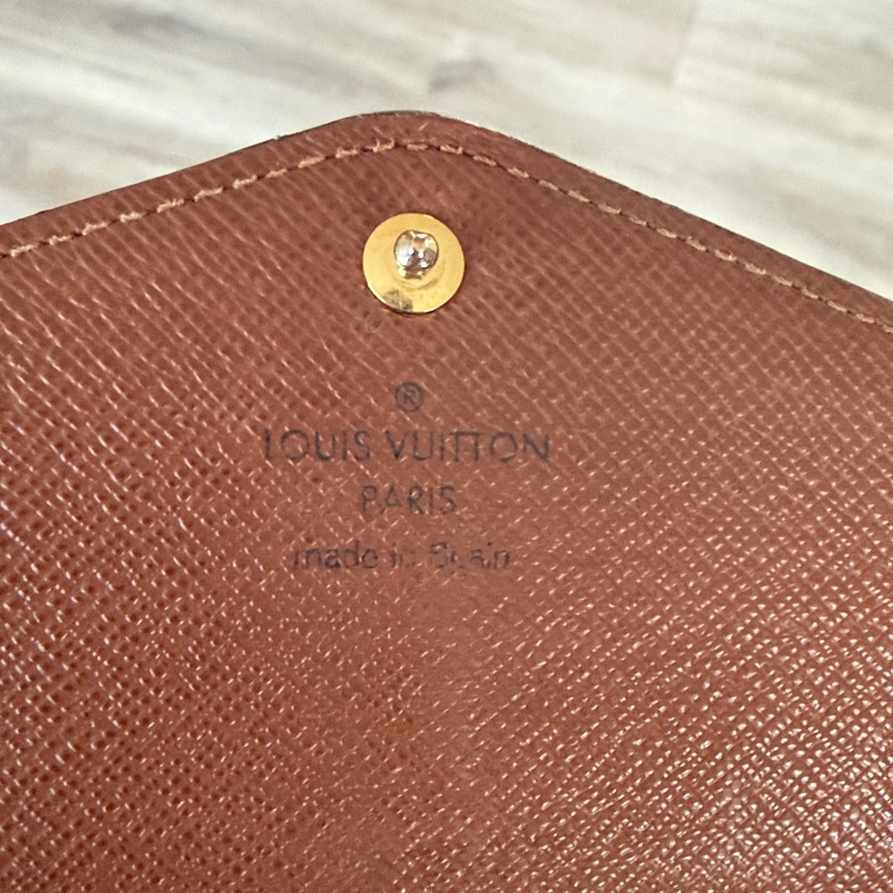 Louis Vuitton Monogram Portefeuille Sarah Long Wallet Brown - Picture 7 of 12
